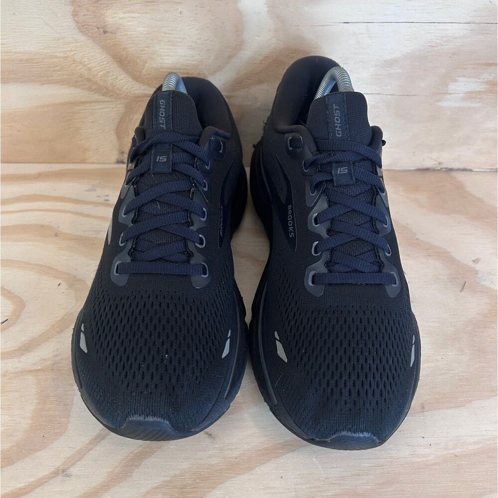 Brooks - Ghost 15 - Running Shoes - Black - Men's - 9(2E) Wide - 1103932E020 - Picture 2 of 9
